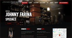 Desktop Screenshot of johnnyfarina.com